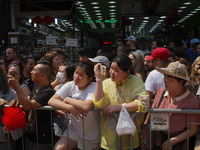 Members of the Chinese community in Sao Paulo, Brazil, gather in the city center to celebrate the Mid-Autumn Festival, an important cultural...