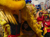 Members of the Chinese community in Sao Paulo, Brazil, gather in the city center to celebrate the Mid-Autumn Festival, an important cultural...