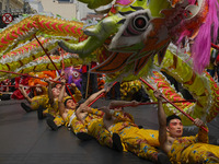 Members of the Chinese community in Sao Paulo, Brazil, gather in the city center to celebrate the Mid-Autumn Festival, an important cultural...