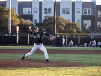 The Oakland Ballers (1) beat the Yolo High Wheelers (0) in game 2 (round 1) of the Pioneer Baseball League's playoffs in Oakland, Calif., on...