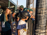 The Oakland Ballers (1) beat the Yolo High Wheelers (0) in game 2 (round 1) of the Pioneer Baseball League's playoffs in Oakland, Calif., on...