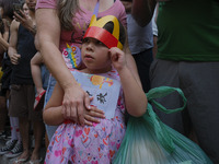 Members of the Chinese community in Sao Paulo, Brazil, gather in the city center to celebrate the Mid-Autumn Festival, an important cultural...