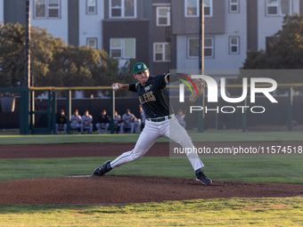 The Oakland Ballers (1) beat the Yolo High Wheelers (0) in game 2 (round 1) of the Pioneer Baseball League's playoffs in Oakland, Calif., on...