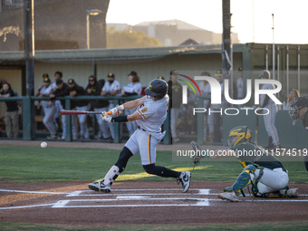 The Oakland Ballers (1) beat the Yolo High Wheelers (0) in game 2 (round 1) of the Pioneer Baseball League's playoffs in Oakland, Calif., on...