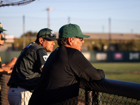 The Oakland Ballers (1) beat the Yolo High Wheelers (0) in game 2 (round 1) of the Pioneer Baseball League's playoffs in Oakland, Calif., on...