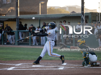 The Oakland Ballers (1) beat the Yolo High Wheelers (0) in game 2 (round 1) of the Pioneer Baseball League's playoffs in Oakland, Calif., on...