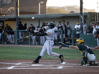 The Oakland Ballers (1) beat the Yolo High Wheelers (0) in game 2 (round 1) of the Pioneer Baseball League's playoffs in Oakland, Calif., on...