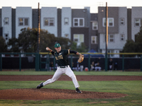 The Oakland Ballers (1) beat the Yolo High Wheelers (0) in game 2 (round 1) of the Pioneer Baseball League's playoffs in Oakland, Calif., on...