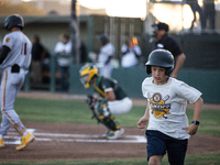 The Oakland Ballers (1) beat the Yolo High Wheelers (0) in game 2 (round 1) of the Pioneer Baseball League's playoffs in Oakland, Calif., on...