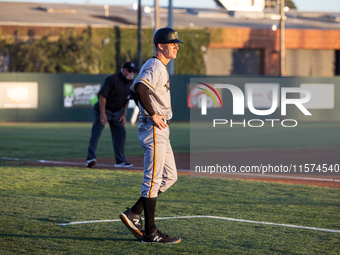 The Oakland Ballers (1) beat the Yolo High Wheelers (0) in game 2 (round 1) of the Pioneer Baseball League's playoffs in Oakland, Calif., on...