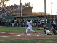 The Oakland Ballers (1) beat the Yolo High Wheelers (0) in game 2 (round 1) of the Pioneer Baseball League's playoffs in Oakland, Calif., on...