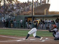 The Oakland Ballers (1) beat the Yolo High Wheelers (0) in game 2 (round 1) of the Pioneer Baseball League's playoffs in Oakland, Calif., on...