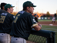 The Oakland Ballers (1) beat the Yolo High Wheelers (0) in game 2 (round 1) of the Pioneer Baseball League's playoffs in Oakland, Calif., on...