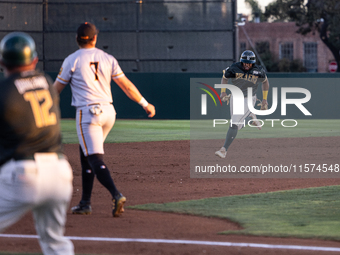 The Oakland Ballers (1) beat the Yolo High Wheelers (0) in game 2 (round 1) of the Pioneer Baseball League's playoffs in Oakland, Calif., on...