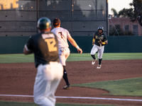 The Oakland Ballers (1) beat the Yolo High Wheelers (0) in game 2 (round 1) of the Pioneer Baseball League's playoffs in Oakland, Calif., on...