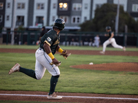 The Oakland Ballers (1) beat the Yolo High Wheelers (0) in game 2 (round 1) of the Pioneer Baseball League's playoffs in Oakland, Calif., on...