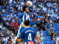 Leandro Cabrera plays during the match between RCD Espanyol and Deportivo Alaves, corresponding to week 5 of LaLiga EA Sports, at the RCDE S...