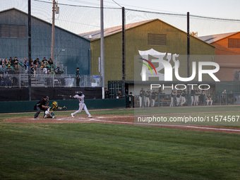 The Oakland Ballers (1) beat the Yolo High Wheelers (0) in game 2 (round 1) of the Pioneer Baseball League's playoffs in Oakland, Calif., on...