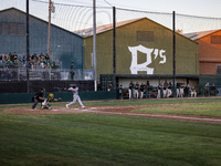 The Oakland Ballers (1) beat the Yolo High Wheelers (0) in game 2 (round 1) of the Pioneer Baseball League's playoffs in Oakland, Calif., on...