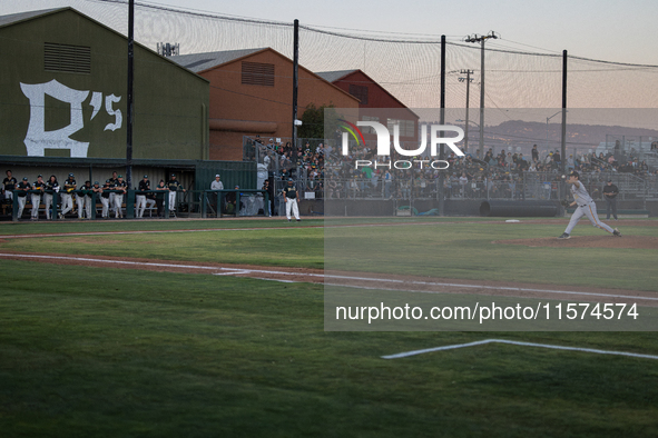 The Oakland Ballers (1) beat the Yolo High Wheelers (0) in game 2 (round 1) of the Pioneer Baseball League's playoffs in Oakland, Calif., on...