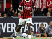 Youssouf Fofana plays during the Serie A match between AC Milan and Venezia FC in Milano, Italy, on September 14, 2024, at Stadio Giuseppe M...