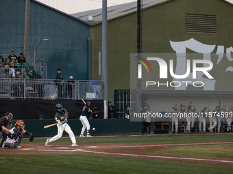 The Oakland Ballers (1) beat the Yolo High Wheelers (0) in game 2 (round 1) of the Pioneer Baseball League's playoffs in Oakland, Calif., on...