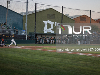 The Oakland Ballers (1) beat the Yolo High Wheelers (0) in game 2 (round 1) of the Pioneer Baseball League's playoffs in Oakland, Calif., on...