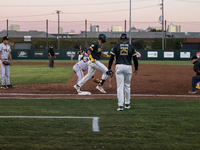 The Oakland Ballers (1) beat the Yolo High Wheelers (0) in game 2 (round 1) of the Pioneer Baseball League's playoffs in Oakland, Calif., on...