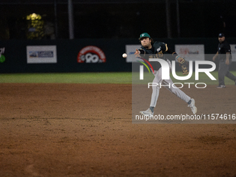 The Oakland Ballers (1) beat the Yolo High Wheelers (0) in game 2 (round 1) of the Pioneer Baseball League's playoffs in Oakland, Calif., on...