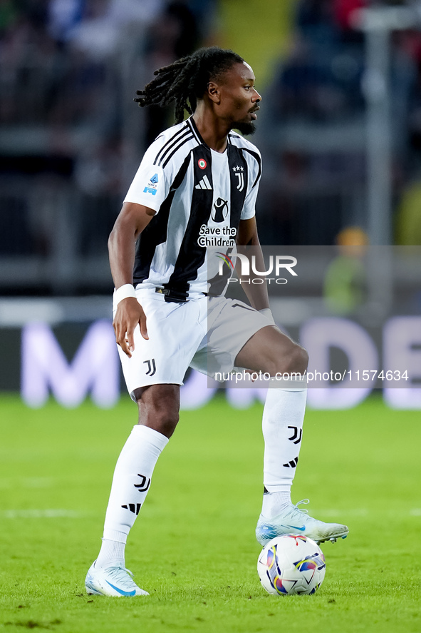 Khephren Thuram of Juventus FC during the Serie A Enilive match between Empoli FC and Juventus FC at Stadio Carlo Castellani on September 14...