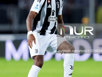 Khephren Thuram of Juventus FC during the Serie A Enilive match between Empoli FC and Juventus FC at Stadio Carlo Castellani on September 14...