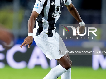 Khephren Thuram of Juventus FC during the Serie A Enilive match between Empoli FC and Juventus FC at Stadio Carlo Castellani on September 14...