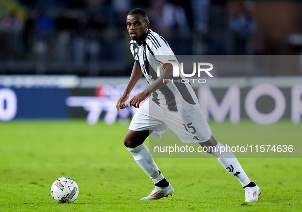 Pierre Kalulu of Juventus FC during the Serie A Enilive match between Empoli FC and Juventus FC at Stadio Carlo Castellani on September 14,...