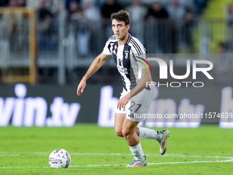 Andrea Cambiaso of Juventus FC during the Serie A Enilive match between Empoli FC and Juventus FC at Stadio Carlo Castellani on September 14...