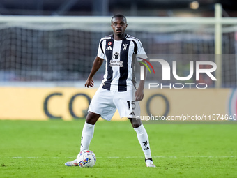 Pierre Kalulu of Juventus FC during the Serie A Enilive match between Empoli FC and Juventus FC at Stadio Carlo Castellani on September 14,...