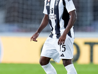 Pierre Kalulu of Juventus FC during the Serie A Enilive match between Empoli FC and Juventus FC at Stadio Carlo Castellani on September 14,...