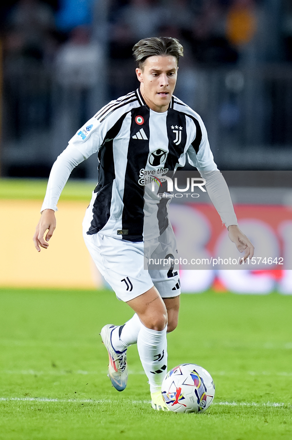 Nicolo' Fagioli of Juventus FC during the Serie A Enilive match between Empoli FC and Juventus FC at Stadio Carlo Castellani on September 14...