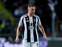 Teun Koopmeiners of Juventus FC looks on during the Serie A Enilive match between Empoli FC and Juventus FC at Stadio Carlo Castellani on Se...