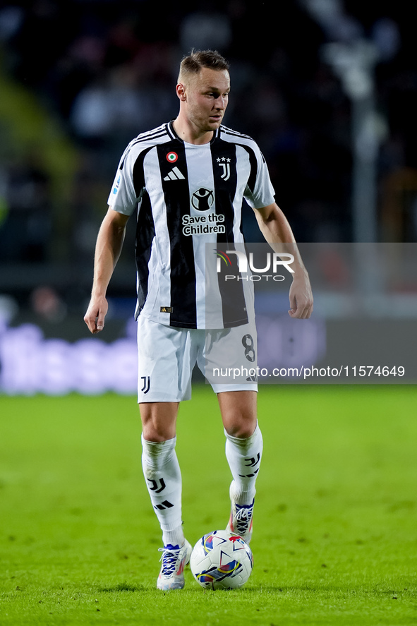 Teun Koopmeiners of Juventus FC during the Serie A Enilive match between Empoli FC and Juventus FC at Stadio Carlo Castellani on September 1...