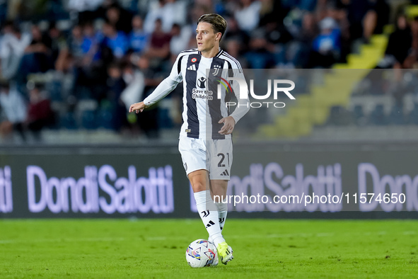 Nicolo' Fagioli of Juventus FC during the Serie A Enilive match between Empoli FC and Juventus FC at Stadio Carlo Castellani on September 14...