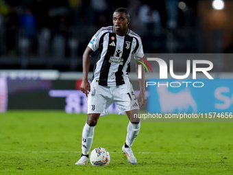 Pierre Kalulu of Juventus FC during the Serie A Enilive match between Empoli FC and Juventus FC at Stadio Carlo Castellani on September 14,...