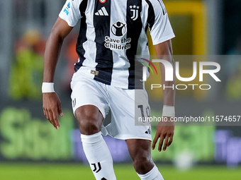 Khephren Thuram of Juventus FC during the Serie A Enilive match between Empoli FC and Juventus FC at Stadio Carlo Castellani on September 14...