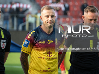 Kamil Grosicki plays during the game between KS Cracovia and Pogon Szczecin in Krakow, Poland, on September 14, 2024. PKO BP Ekstraklasa, Po...