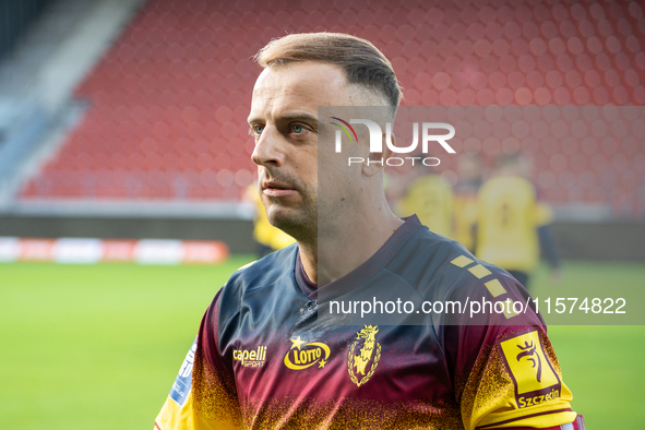 Kamil Grosicki plays during the game between KS Cracovia and Pogon Szczecin in Krakow, Poland, on September 14, 2024. PKO BP Ekstraklasa, Po...