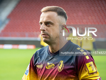 Kamil Grosicki plays during the game between KS Cracovia and Pogon Szczecin in Krakow, Poland, on September 14, 2024. PKO BP Ekstraklasa, Po...