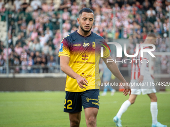 Vahan Bichakhchyan participates in the game between KS Cracovia and Pogon Szczecin in Krakow, Poland, on September 14, 2024. PKO BP Ekstrakl...