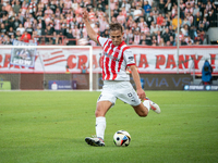 Mikkel Maigaard participates in the game between KS Cracovia and Pogon Szczecin in Krakow, Poland, on September 14, 2024. PKO BP Ekstraklasa...