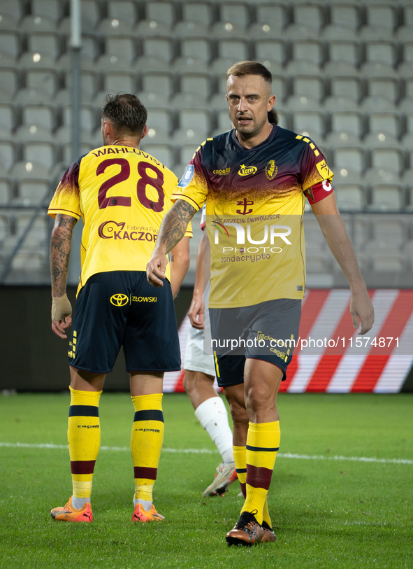 Kamil Grosicki plays during the game between KS Cracovia and Pogon Szczecin in Krakow, Poland, on September 14, 2024. PKO BP Ekstraklasa, Po...