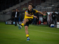 Leonardo Koutris during the game between KS Cracovia and Pogon Szczecin in Krakow, Poland, on September 14, 2024. PKO BP Ekstraklasa, Polish...