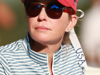 GAINESVILLE, VIRGINIA - SEPTEMBER 14: Vice Captain Paula Creamer of of Team USA is seen during Fourball Matches on Day Two of the Solheim Cu...